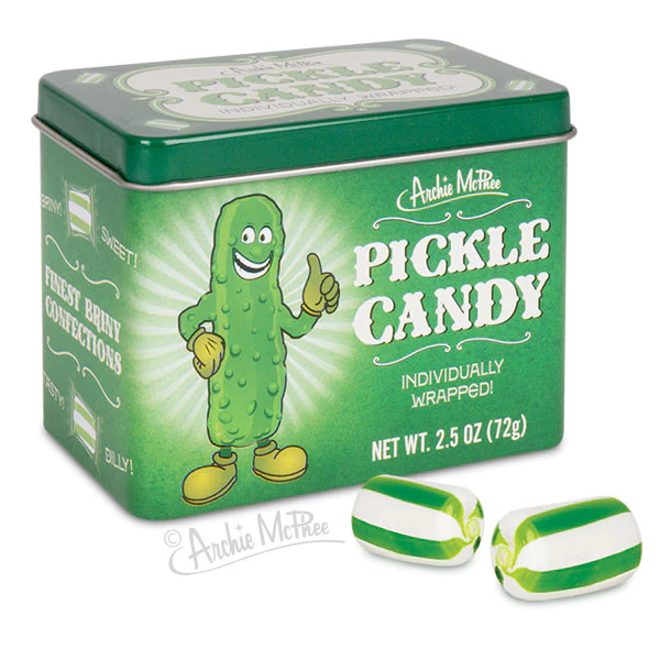 Archie McPhee Pickle Candy Tin