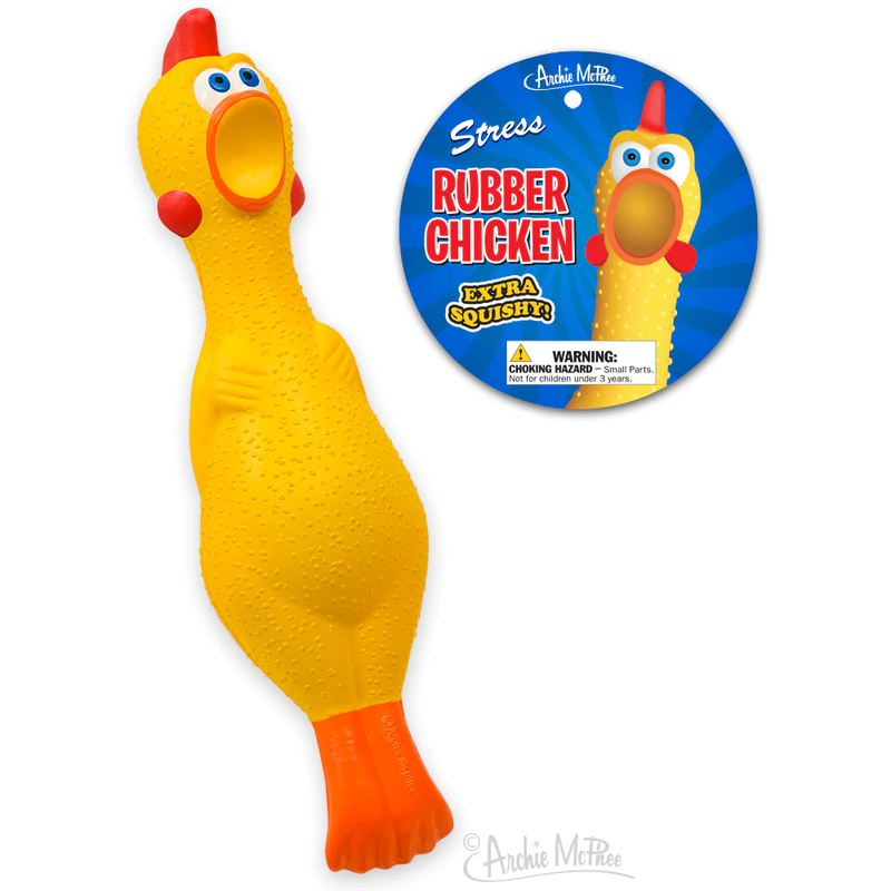 Archie McPhee Stress Rubber Chicken