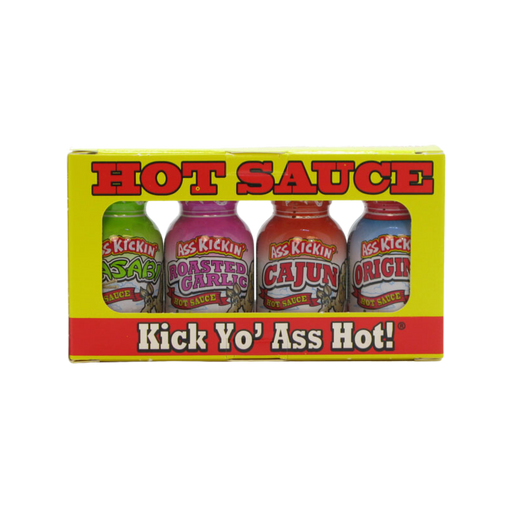 Ass Kickin' Mini Hot Sauce 4-Pack