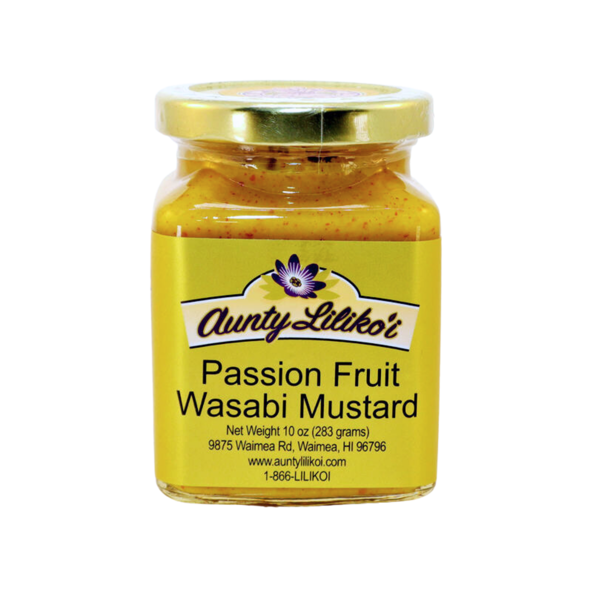 Aunty Lilikoi Passion Fruit Wasabi Mustard — National Mustard Museum