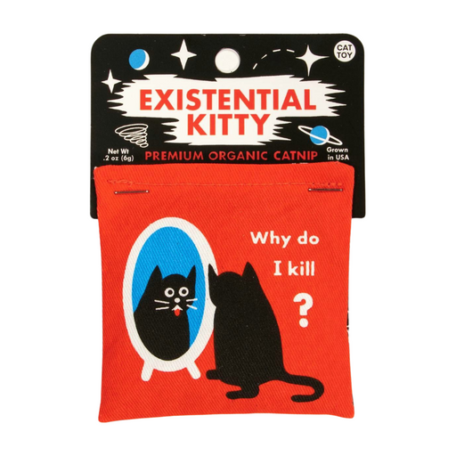Blue Q Catnip Toy - Existential Kitty