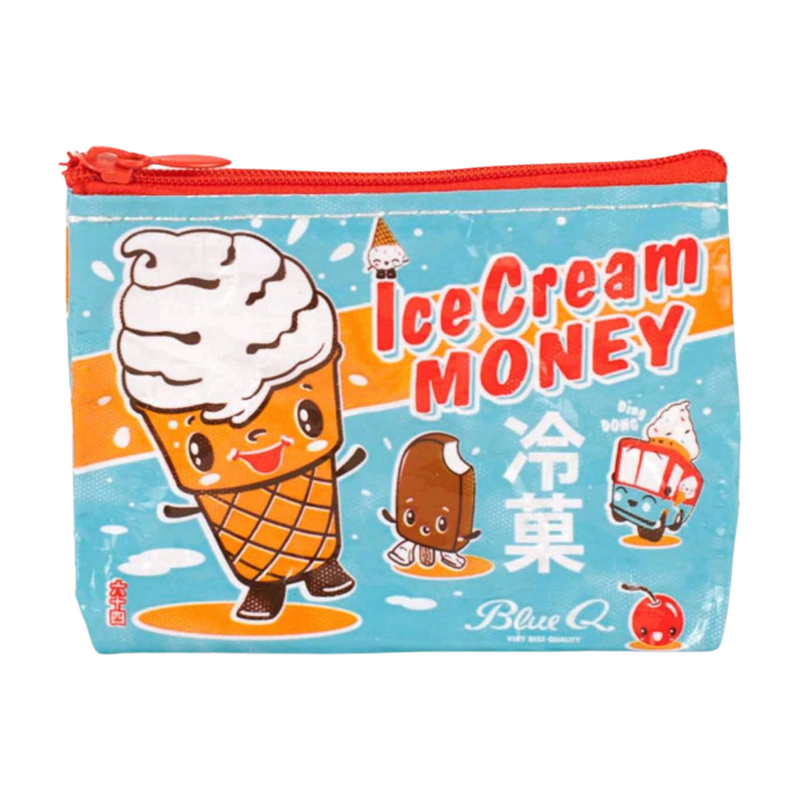 Blue Q Coin Purse - Ice Cream Money