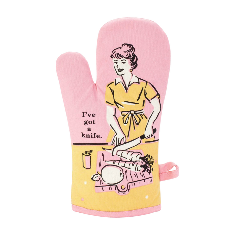 Blue Q Oven Mitt - I've Got a Knife