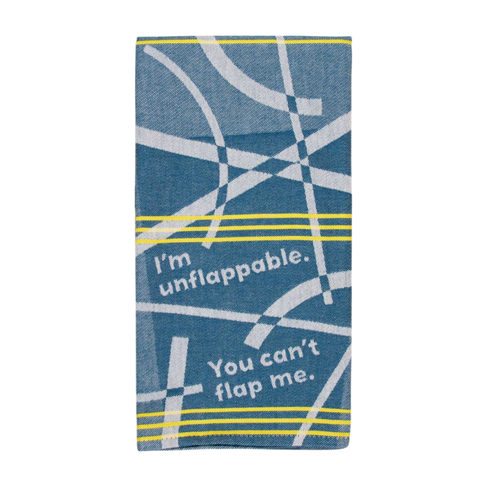 Blue Q Woven Dish Towel - I'm Unflappable