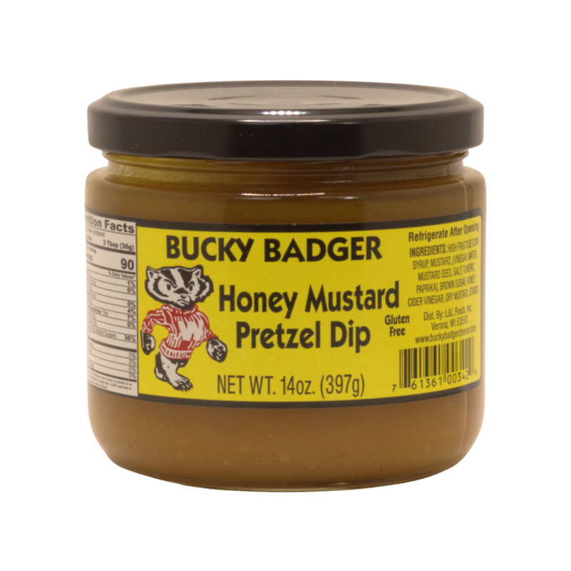 Bucky Badger Honey Mustard Pretzel Dip