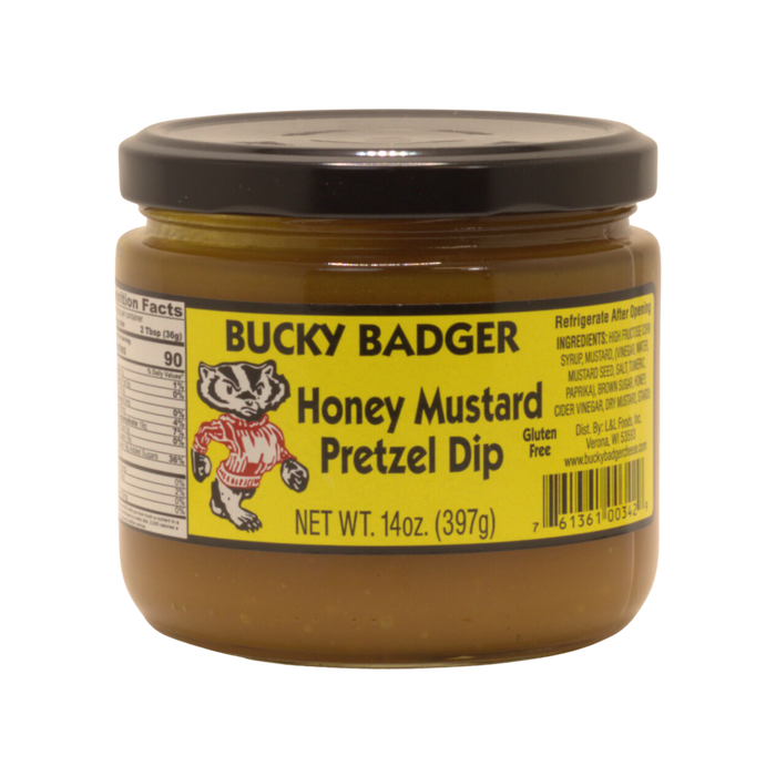 Bucky Badger Honey Mustard Pretzel Dip