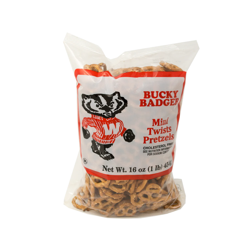 Bucky Badger Mini Party Pretzel Twists