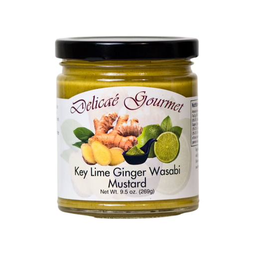 Delicae Gourmet Key Lime Ginger Wasabi Mustard