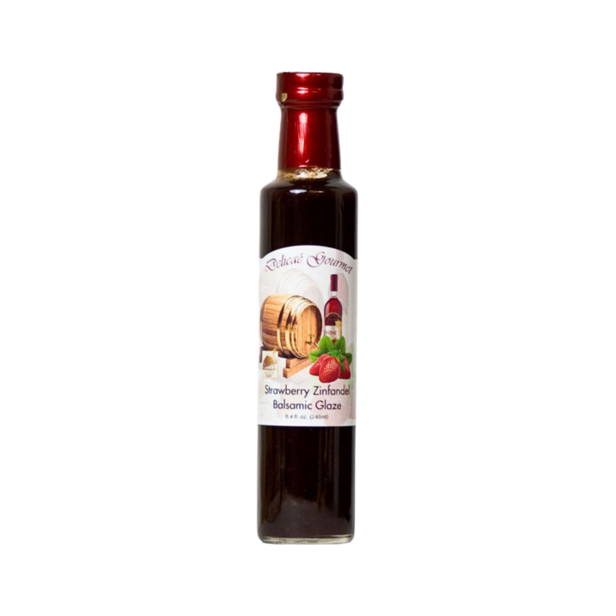 Delicae Gourmet Strawberry Zinfandel Balsamic Glaze — National Mustard