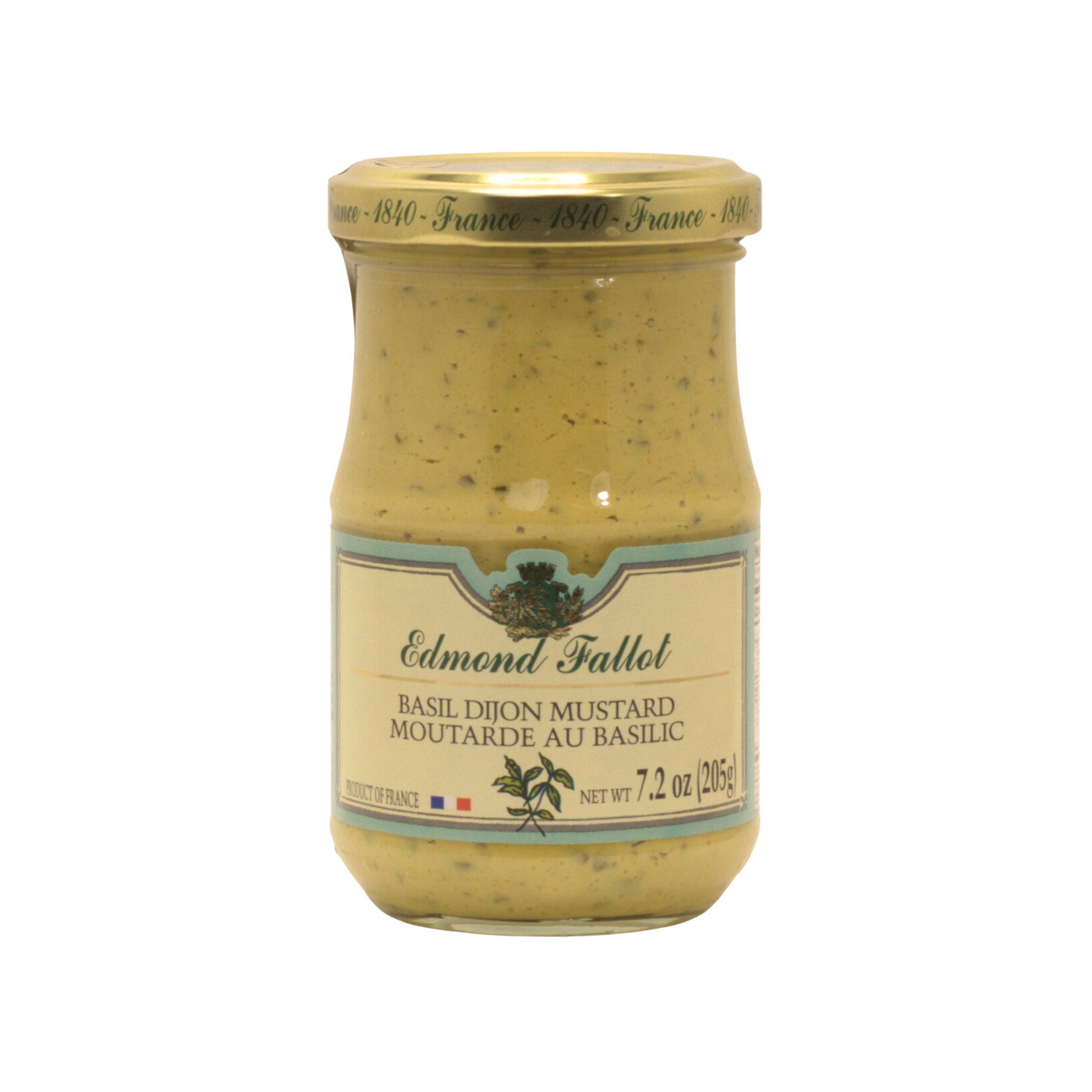 Edmond Fallot Basil Dijon Mustard — National Mustard Museum