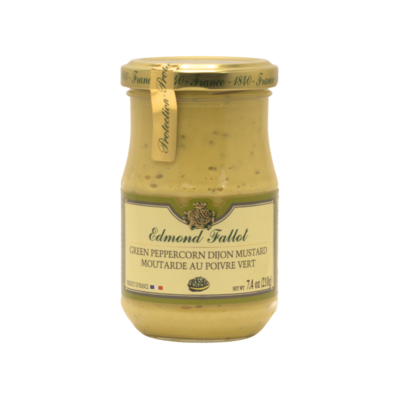 Edmond Fallot Green Peppercorn Dijon Mustard