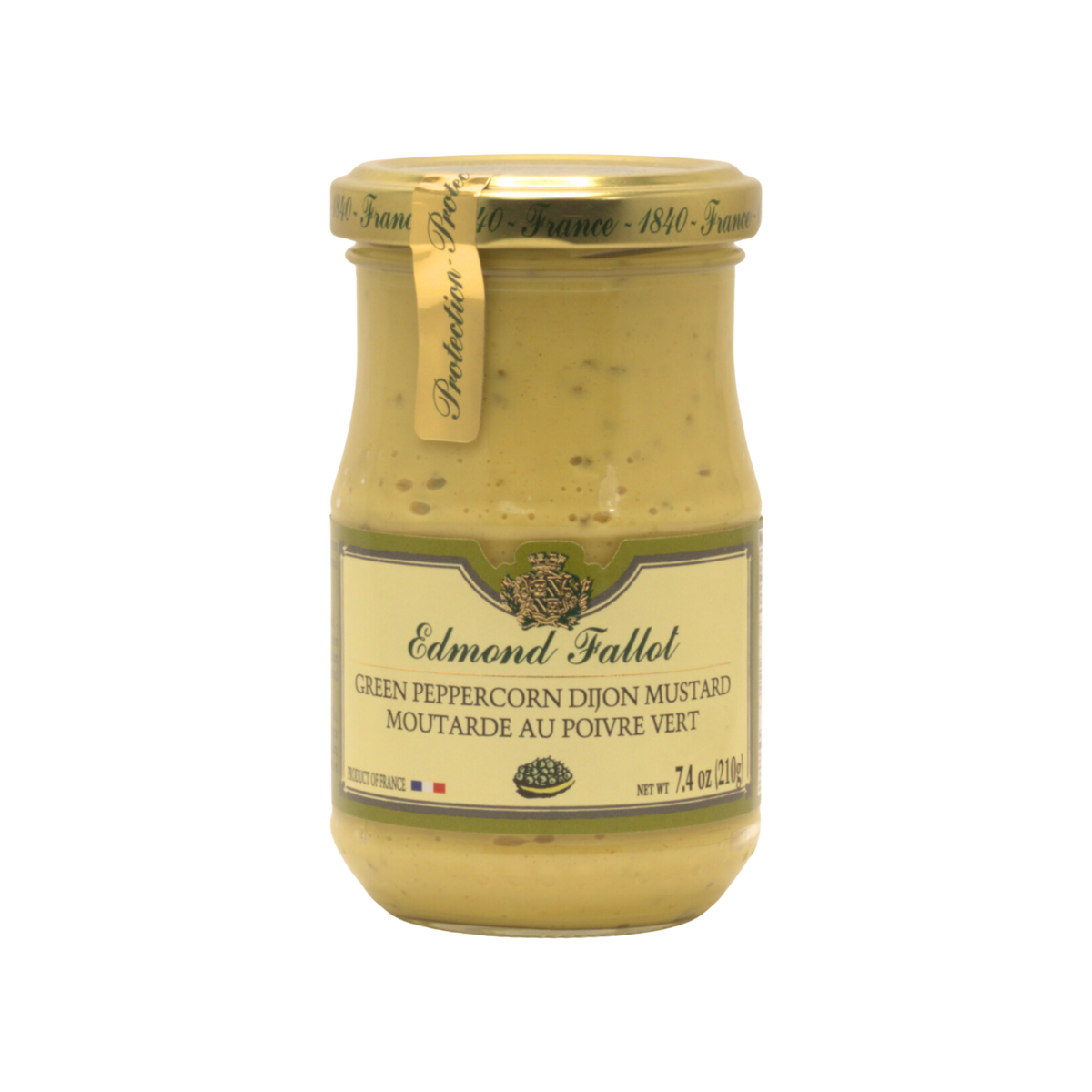 Edmond Fallot Green Peppercorn Dijon Mustard — National Mustard Museum