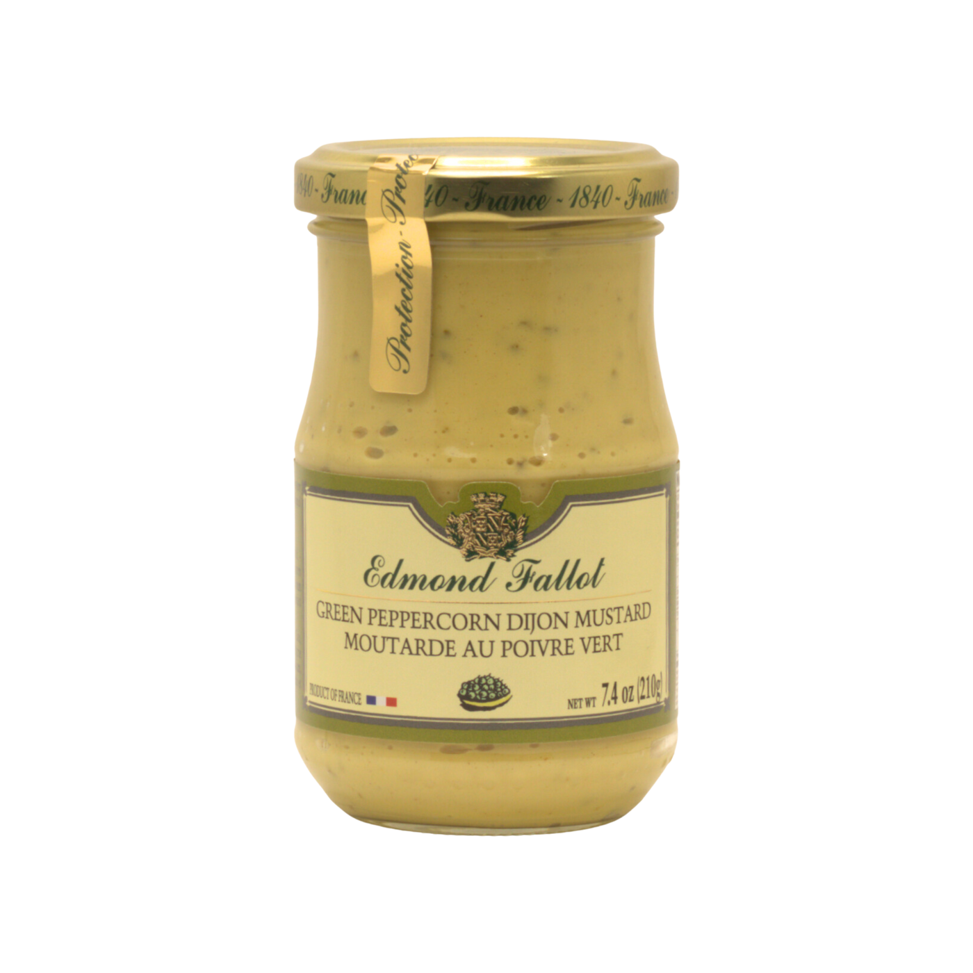 Edmond Fallot Green Peppercorn Dijon Mustard — National Mustard Museum