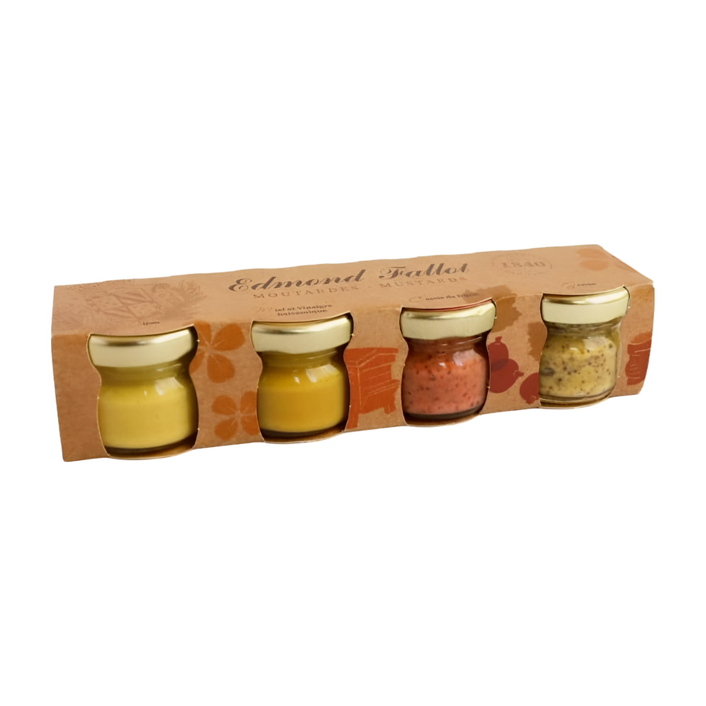 Edmond Fallot Mini Mustard 4-Pack — National Mustard Museum