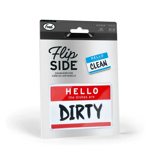 Fred Flipside "Hello" Dishwater Sign