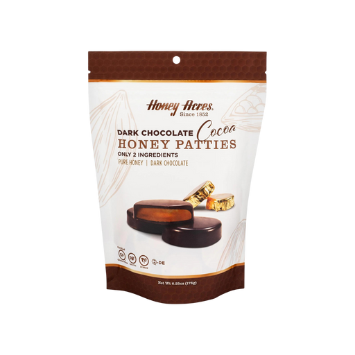 Honey Acres Dark Chocolate Cocoa Honey Patties Bag