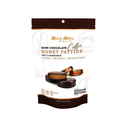 Honey Acres Dark Chocolate Coffee Honey Patties Bag