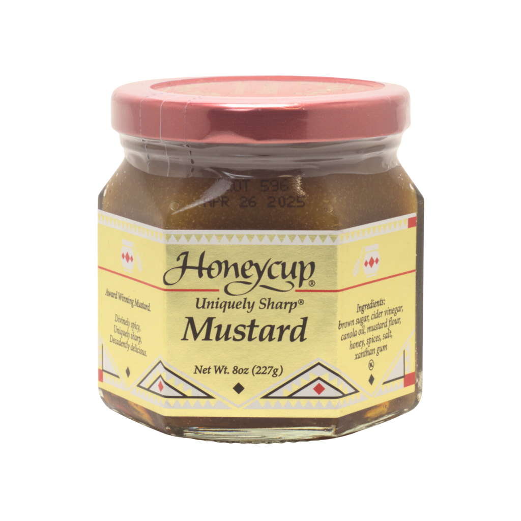 Honeycup Uniquely Sharp Mustard — National Mustard Museum Honeycup Uniquely Sharp Mustard — National Mustard Museum