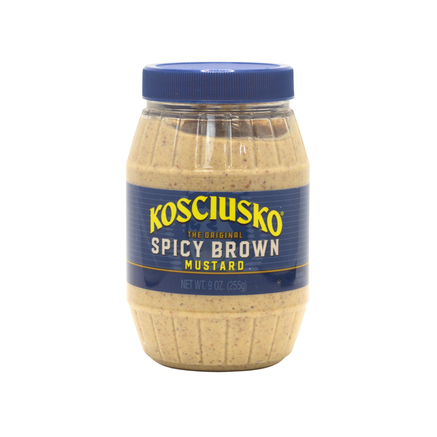 Kosciusko Original Spicy Brown Mustard (Blue Cap) — National Mustard Museum