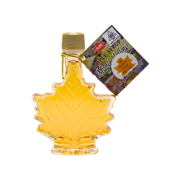 Maple Hollow Pure Maple Syrup in Leaf Bottle