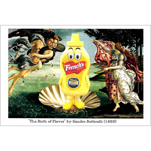 Mustard Museum Fine Art Postcard - The Birth of Taste