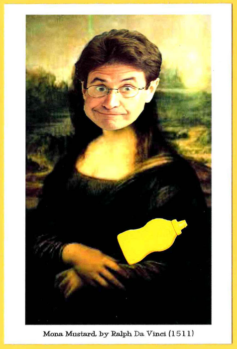 Mustard Museum Fine Art Postcard - The Mona Mustard