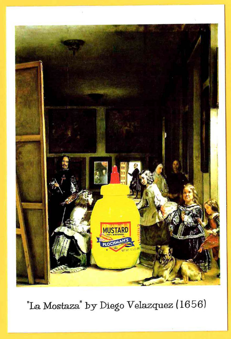 Mustard Museum Fine Art Postcard - La Mostaza