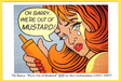 Mustard Museum Fine Art Postcard - Oh Barry, We're Out of Mustard…