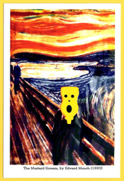 Mustard Museum Fine Art Postcard - The Mustard Scream