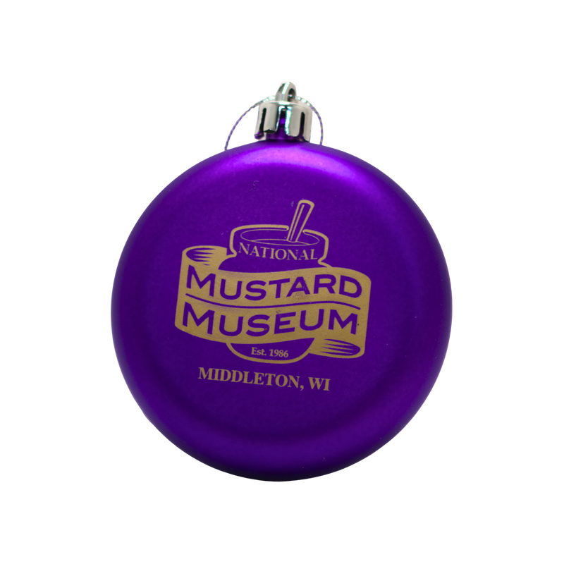 Mustard Museum Ornament Purple