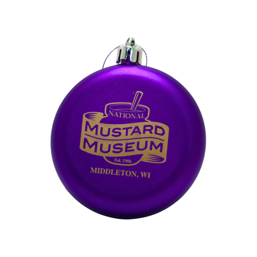Mustard Museum Ornament Purple