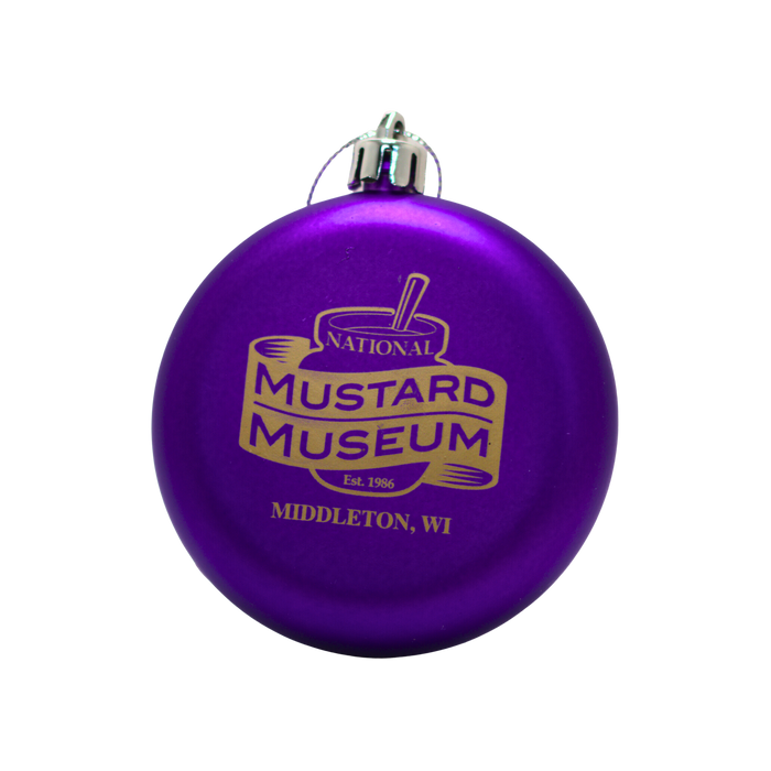 Mustard Museum Ornament Purple