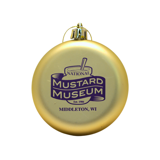 Mustard Museum Ornament Yellow