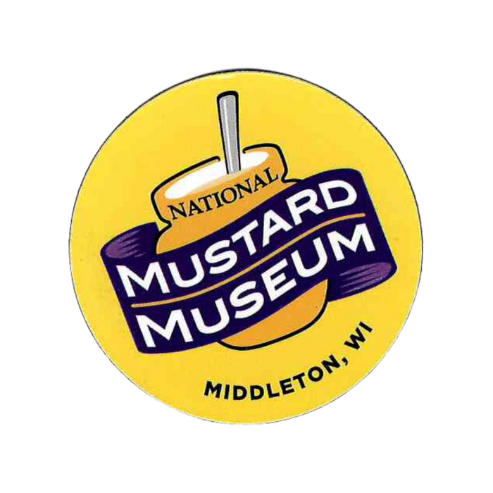 Mustard Museum Round Logo Magnet