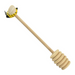 R&M Wooden Honey Dipper with Bee