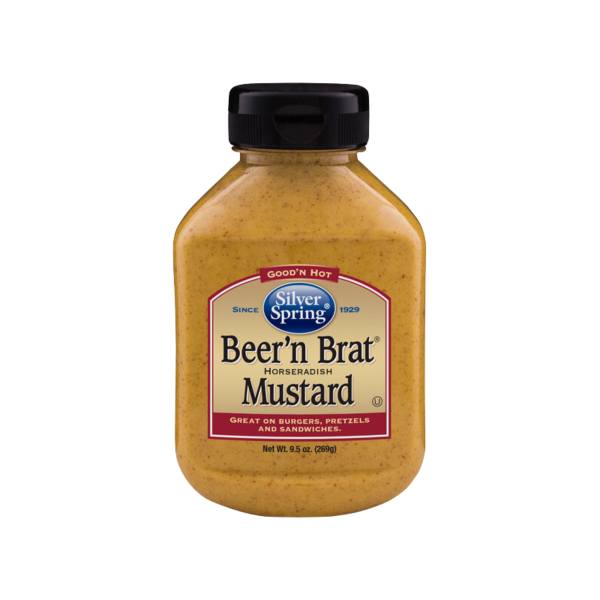 Silver Spring Beer 'N Brat Horseradish Mustard — National Mustard Museum
