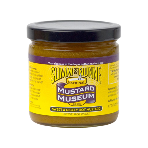 Slimm & Nunne Sweet & Nicely Hot Mustard Single Jar