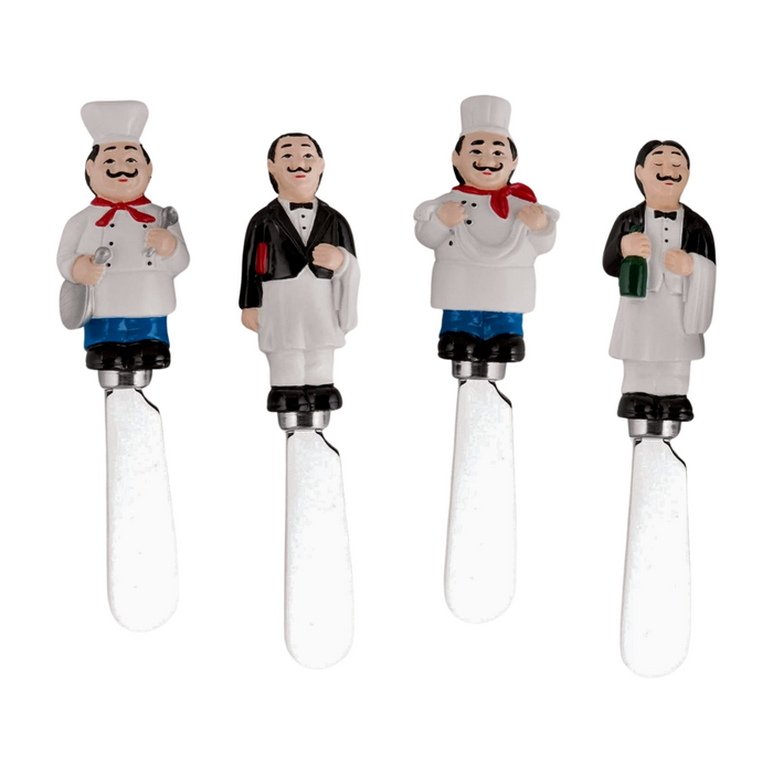 Supreme Housewares Cheese Spreaders 4-Pack Chefs