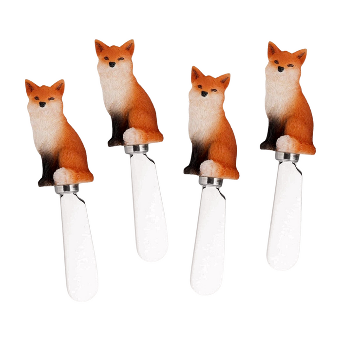 Supreme Housewares Cheese Spreaders 4-Pack Foxes