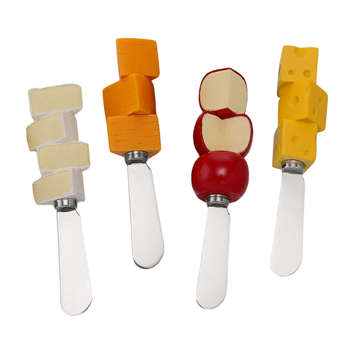Supreme Housewares Cheese Spreaders 4-Pack Say Cheese