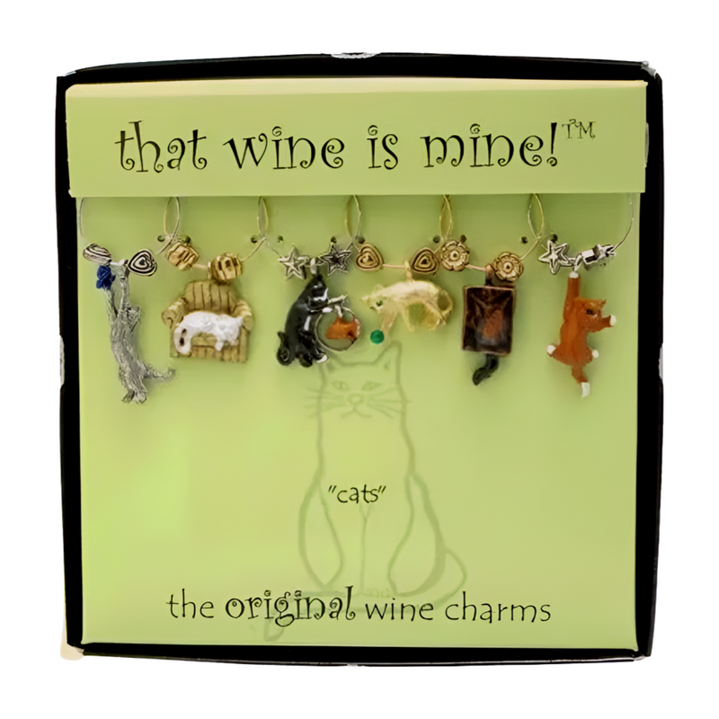 Supreme Housewares Wine Charms Cats
