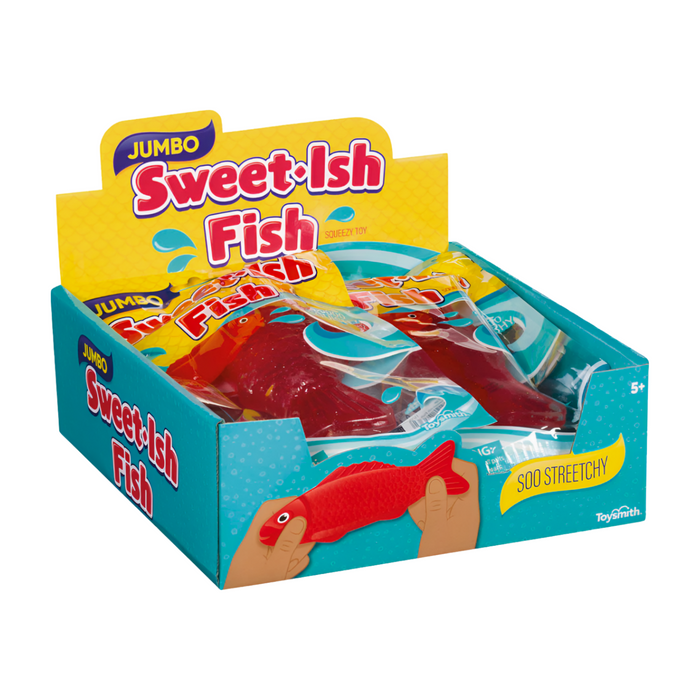 Toysmith Jumbo Sweet-Ish Fish Squeezy Toy