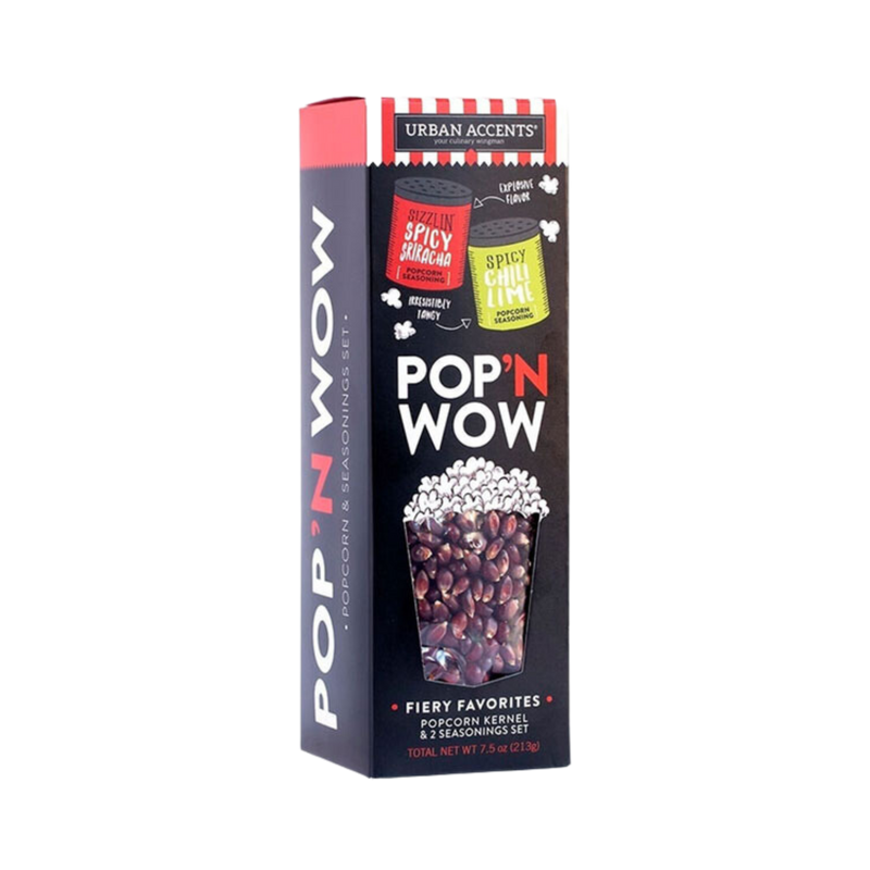 Urban Accents Pop 'N Wow Popcorn Gift Set Fiery Favorites