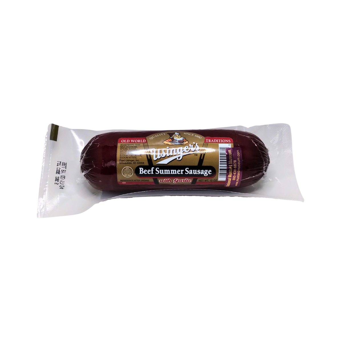 Usinger's Beef Summer Sausage with Garlic — National Mustard Museum