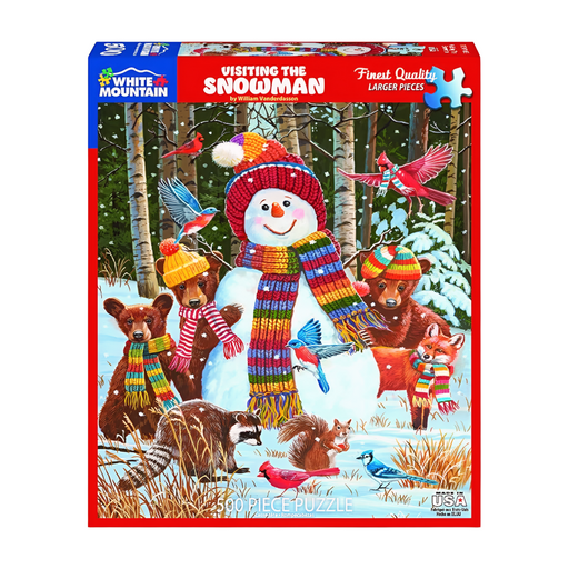 White Mountain Puzzles Visiting the Snowman Puzzle